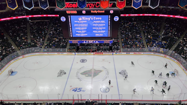 Grand Casino Arena hosts the 2026 MSHSL boys hockey state championships 