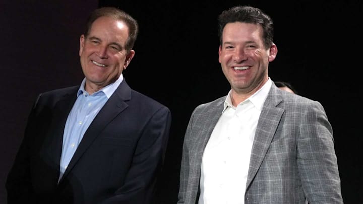 Jim Nantz and Tony Romo joined the show before Sunday's enormous Chiefs-Bills matchup.