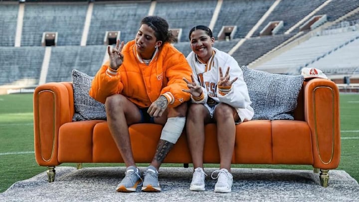 2025 4-star LB Jadon Perlotte during his official visit to Tennessee. (Photo courtesy of Jadon Perlotte) 2025 4-star LB Jadon Perlotte during his official visit to Tennessee. (Photo courtesy of Jadon Perlotte)