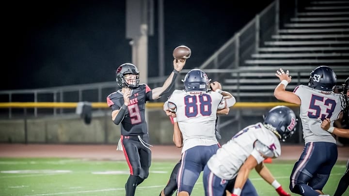 Grace Brethren QB Ethan LaSecla has over 2,000 yards passing and over 1,700 yards rushing on the season.