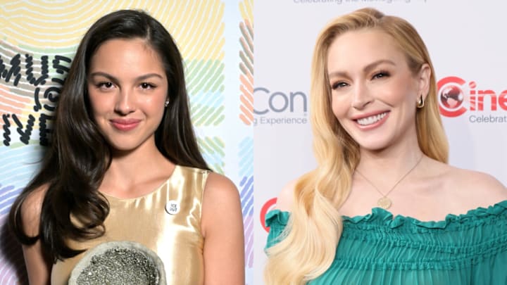 Olivia Rodrigo and Lindsay Lohan