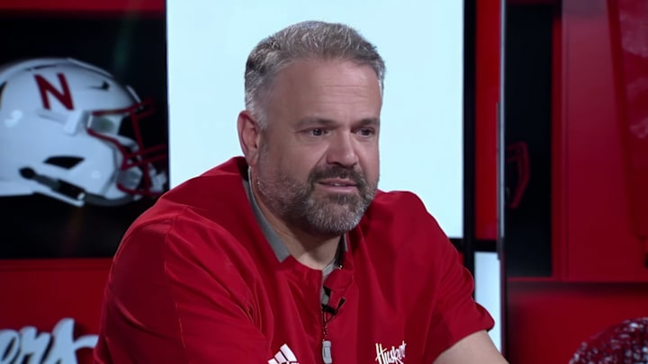 Nebraska head football coach Matt Rhule Nebraska head football coach Matt Rhule