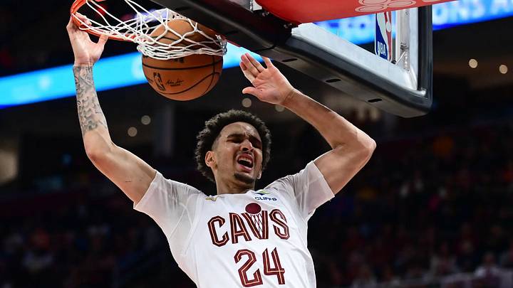 Tyrese Proctor scores for the Cleveland Cavaliers Tyrese Proctor scores for the Cleveland Cavaliers