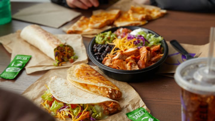 Taco Bell Chicken Cantina Menu