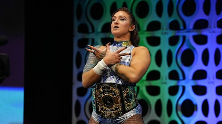 AEW Women's World Champion Kris Statlander will team up with "Timeless" Toni Storm and Harley Cameron to take on the Triangle of Madness.