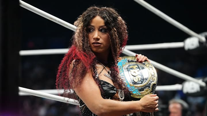 Mercedes Moné appeared at Athena's MPX Who Runs The World show tonight.