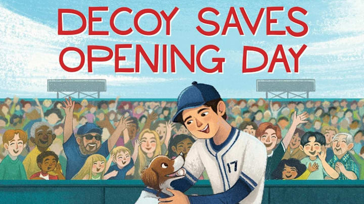 The cover of Los Angeles Dodgers superstar Shohei Ohtani's book, "Decoy Saves Opening Day"