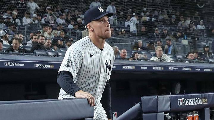 Oct 7, 2026; Bronx, New York, USA; New York Yankees right fielder Aaron Judge (99). Mandatory Credit: Wendell Cruz-Imagn Images Oct 7, 2026; Bronx, New York, USA; New York Yankees right fielder Aaron Judge (99). Mandatory Credit: Wendell Cruz-Imagn Images