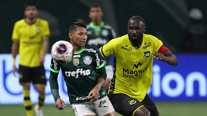 Rony marcou o único gol no último jogo entre Palmeiras e São Bernardo, em março de 2023