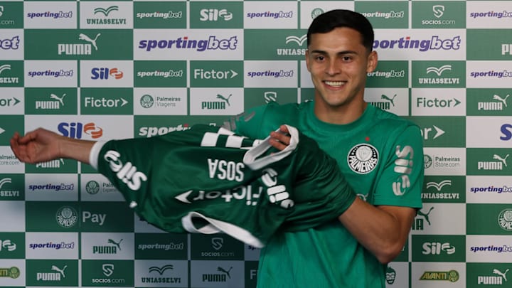 Ramón Sosa foi um dos reforços de peso do Palmeiras em 2025 Ramón Sosa foi um dos reforços de peso do Palmeiras em 2025