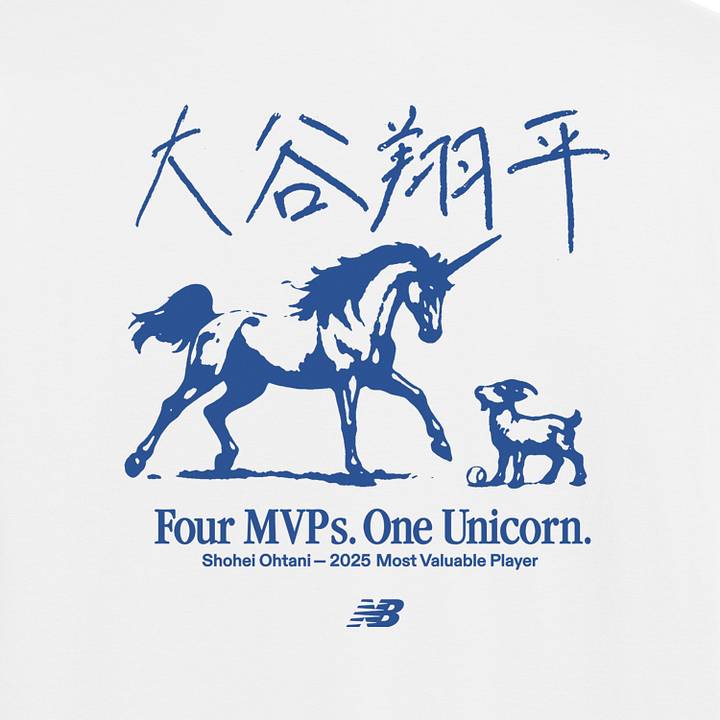 New Balance Drops Shohei Ohtani Unicorn Shirt for 2025 MVP Award