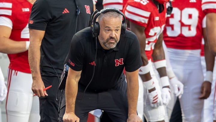 Nebraska head coach Matt Rhule