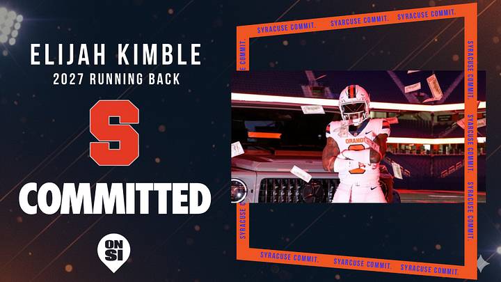 Elijah Kimble is committed to Syracuse Elijah Kimble is committed to Syracuse