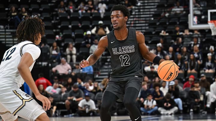 Sierra Canyon looks to attack the hoop against Notre Dame