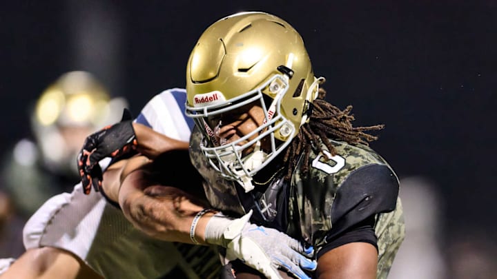 San Juan Hills takes on Chaparral in a CIF Southern Section high school football showdown during the 2025 season. San Juan Hills takes on Chaparral in a CIF Southern Section high school football showdown during the 2025 season.