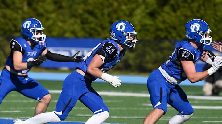 The Darien Blue Wave travel to take on No. 1 New Canaan looking to give the Rams their first loss. The Darien Blue Wave travel to take on No. 1 New Canaan looking to give the Rams their first loss.