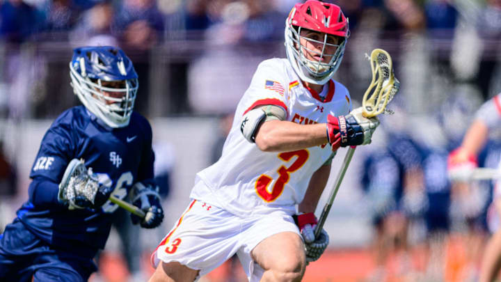 Senior George Mavlios (3) and the Chaminade boys lacrosse team compete against Seton Hall Prep (NJ) earlier in the season. Senior George Mavlios (3) and the Chaminade boys lacrosse team compete against Seton Hall Prep (NJ) earlier in the season.