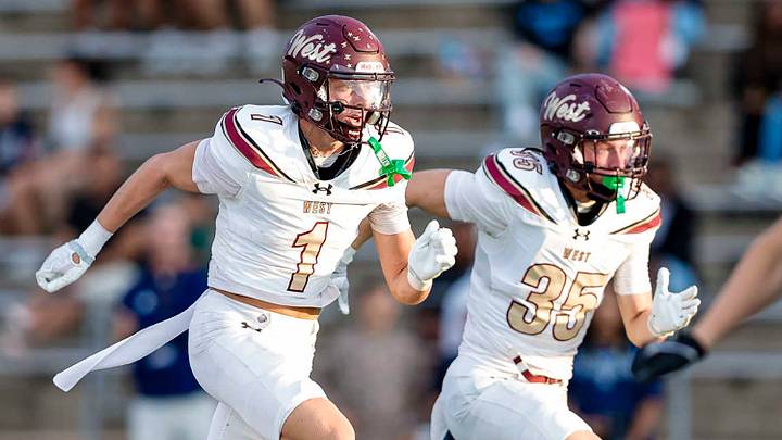 Magnolia West raced past Bryan, 56-24, in Texas high school football action on Friday, Aug. 26, 2026. Magnolia West raced past Bryan, 56-24, in Texas high school football action on Friday, Aug. 26, 2026.