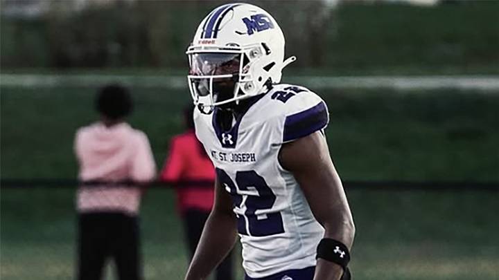 Mount St. Joseph senior running back Omari Wilder rushed for 144 yards and two touchdowns in Mount St. Joseph's 28-21 win over Seton Hall Prep (NJ).