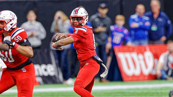 Sandy Creek's Caleb Hill is one of the top quarterbacks in Georgia after two weeks of play. Sandy Creek's Caleb Hill is one of the top quarterbacks in Georgia after two weeks of play.