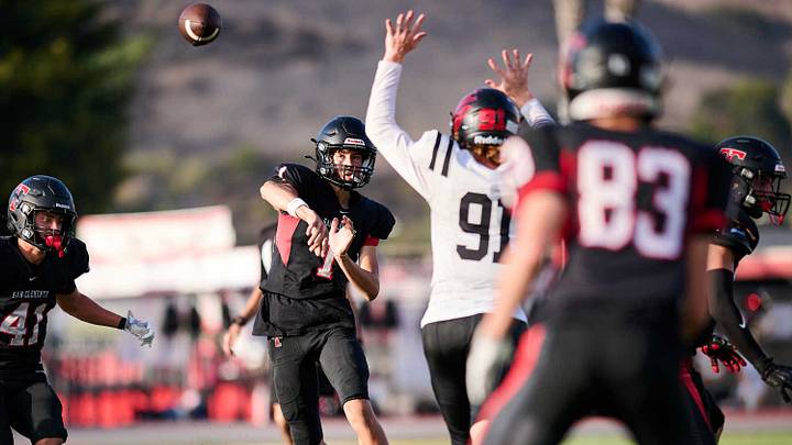 San Clemente takes on Murrieta Valley in a nonleague CIF Southern Section matchup on Friday, September 25, 2026. San Clemente takes on Murrieta Valley in a nonleague CIF Southern Section matchup on Friday, September 25, 2026.