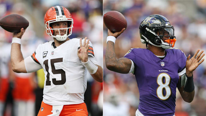 Joe Flacco and Lamar Jackson were teammates once in Baltimore.