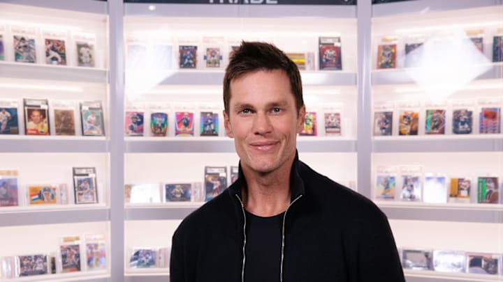 Tom Brady at the American Dream Mall location of CardVault by Tom Brady