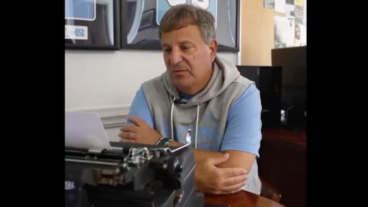 Mike Lombardi showed fans how he types his to-do list in a social media post last month. People have just discovered the video.