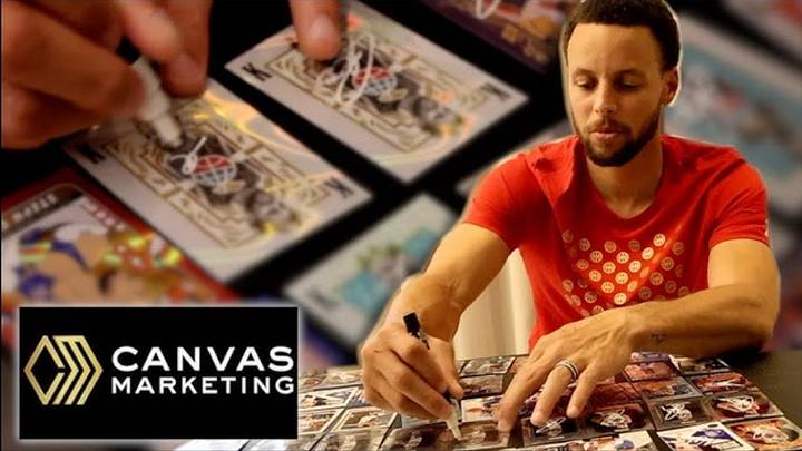 Canvas Marketing's artist-driven trading cards blend original artwork with pivotal moments from Stephen Curry's life and career. Canvas Marketing's artist-driven trading cards blend original artwork with pivotal moments from Stephen Curry's life and career.