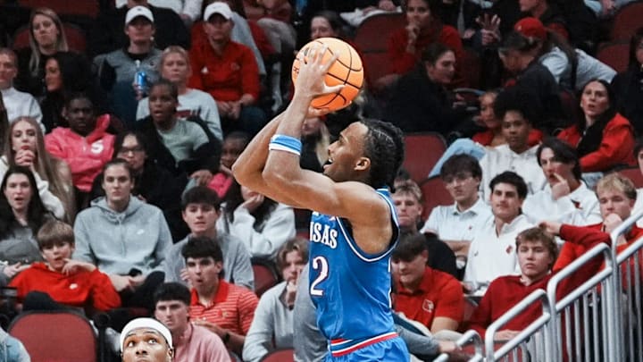 Kansas Jayhawks guard Darryn Peterson  Kansas Jayhawks guard Darryn Peterson