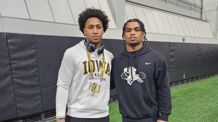 Aariz Taylor (left) and Kahlil Tate. (Taylor Twitter/X) Aariz Taylor (left) and Kahlil Tate. (Taylor Twitter/X)