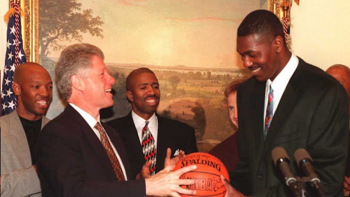 The Houston Rockets found tremendous success in the 90s