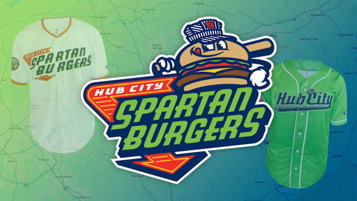 The Hub City Spartanburgers are the new High-A affiliate of the Texas Rangers. The Hub City Spartanburgers are the new High-A affiliate of the Texas Rangers.