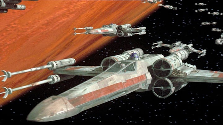 Star Wars X-wings in the original trilogy. 