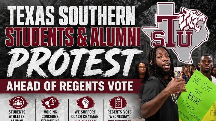 TSU Students and alumni protest ahead of the Board of Regents vote on the head basketball coach and athletic director. TSU Students and alumni protest ahead of the Board of Regents vote on the head basketball coach and athletic director.