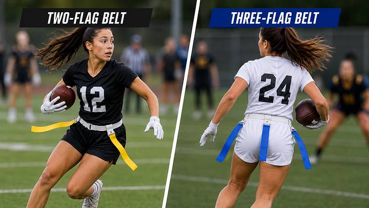 Maryland's inaugural season of officially sanctioned girls flag football, will feature the two-flag belt before adopting the three-flag belt for 2027. Maryland's inaugural season of officially sanctioned girls flag football, will feature the two-flag belt before adopting the three-flag belt for 2027.