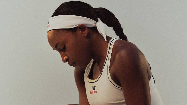 Coco Gauff debuts her New Balance x Miu Miu kit for Wimbledon. Coco Gauff debuts her New Balance x Miu Miu kit for Wimbledon.