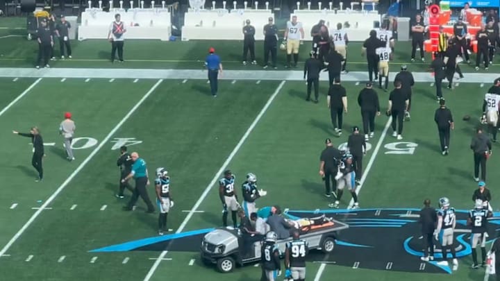 Olave was officially ruled out with a concussion. 