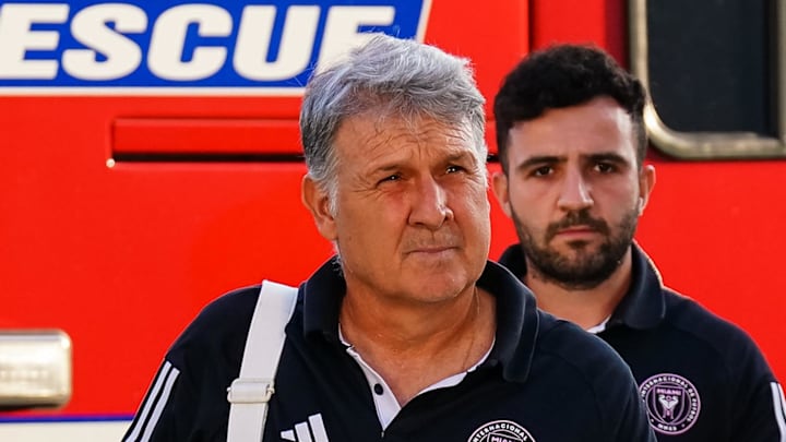 Tata Martino arrives before one of two road matches Inter Miami has played in its six matches so far in Leagues Cup.