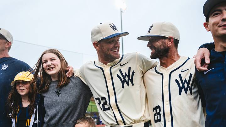 West Virginia University head coach Steve Sabins West Virginia University head coach Steve Sabins