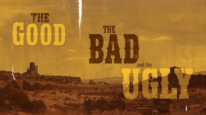 How are things up to this point in the season?  Here are the Good, the Bad, and the Ugly