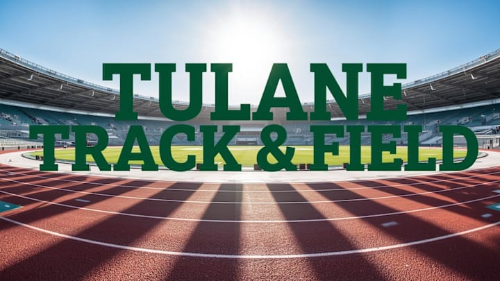 Tulane Track & Field Graphic