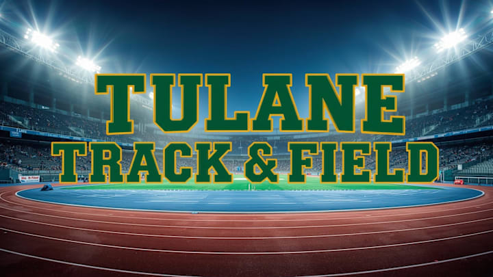 Tulane Track & Field Graphic