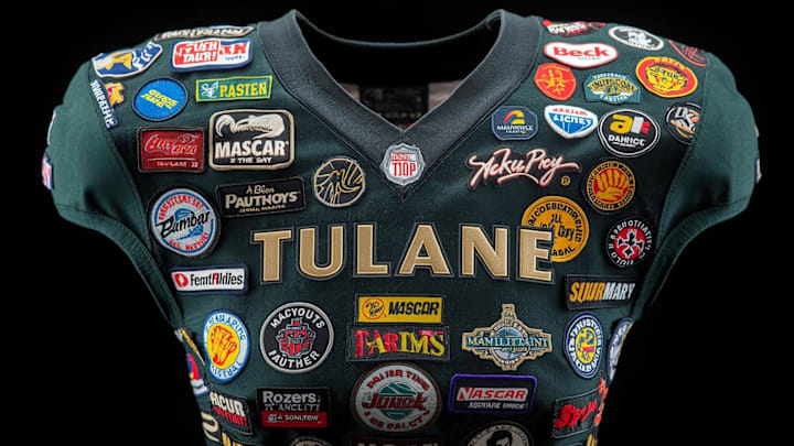 Pretend Tulane Football Sponsored Uniform