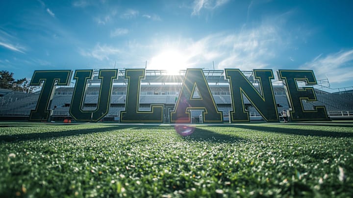 Tulane Superimposed Over Stadium Tulane Superimposed Over Stadium