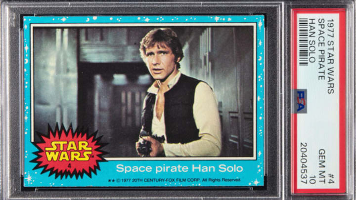 Non-sports cards saw record auction numbers across many categories, including Star Wars.