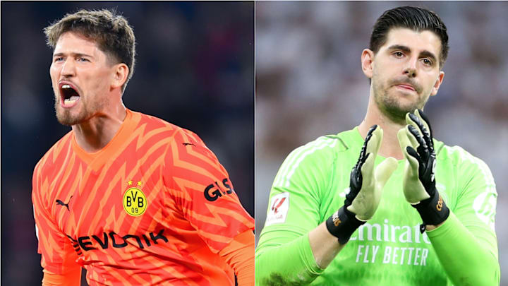 Gregor Kobel et Thibaut Courtois