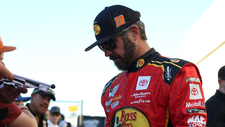 Martin Truex, Jr. will lead the field to green in his final NASCAR Cup Series event as a full-time driver at Phoenix Raceway. Martin Truex, Jr. will lead the field to green in his final NASCAR Cup Series event as a full-time driver at Phoenix Raceway.