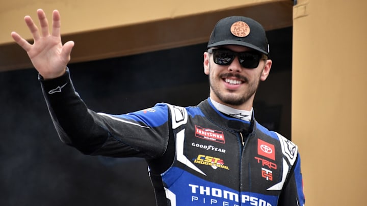 Dean Thompson will graduate to the NASCAR Xfinity Series in 2025, driving the No. 26 Toyota GR Supra for Sam Hunt Racing. Dean Thompson will graduate to the NASCAR Xfinity Series in 2025, driving the No. 26 Toyota GR Supra for Sam Hunt Racing.