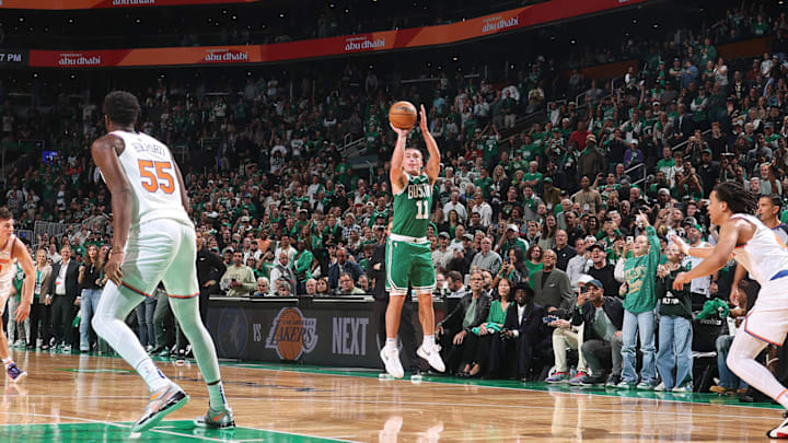 Payton Pritchard finished with three points on 1-of-10 shooting in the Celtics' season-opening win.
